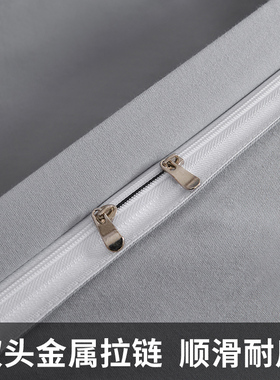 A类简约纯棉被套单件180x200灰色全棉纯色被罩150x200定制248x248