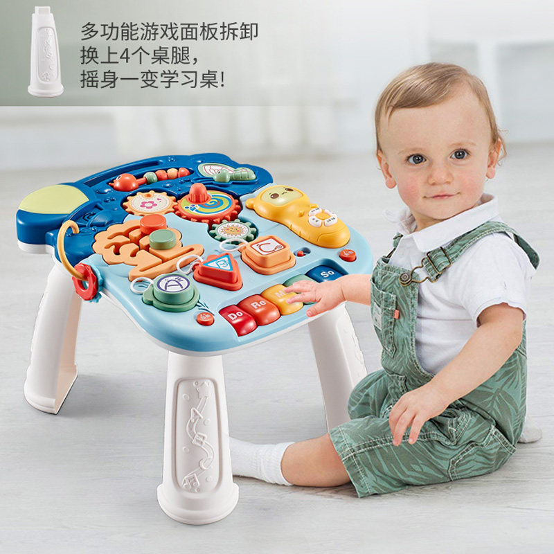 婴儿学步车宝宝学走路儿童防侧翻o型腿女孩1助步手推车多功能玩具