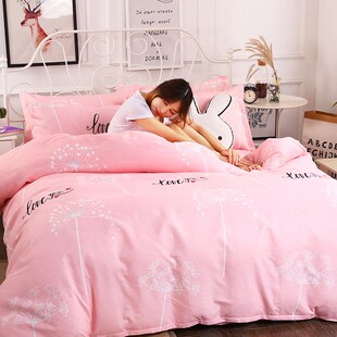 纯棉被套单件加厚磨毛全棉1.5米床单人180cmx220cm双人被罩