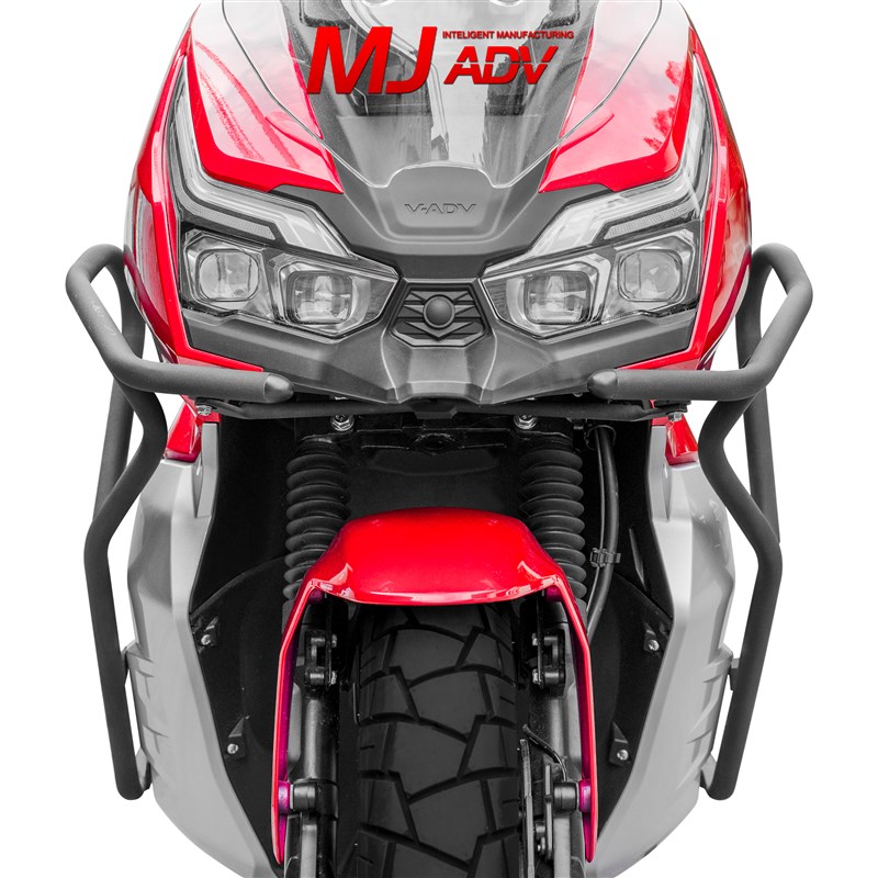 适用于大阳ADV150改装保险杠高碳钢护杠竞技防摔杠车身大包围护架