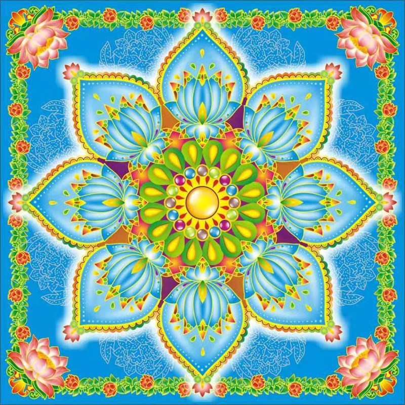 文化用品彩色满金双面厚纸6色幸福花金纸手工折莲花元宝6本240张