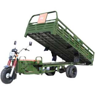 电动三轮车货车载重王拉货自卸翻斗定制加长五轮环卫大功率