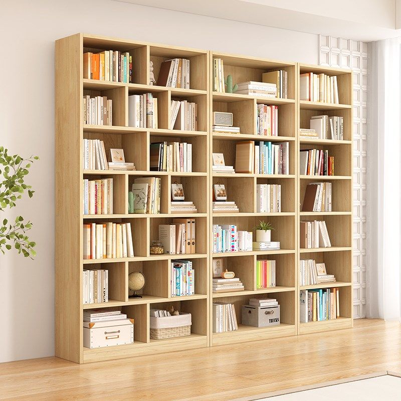 书架落地置物架家用客厅收纳架一体靠墙自由组合简易儿童实木书柜,住宅家具,书架,淘宝优惠券,粉丝福利购,淘宝优惠卷
