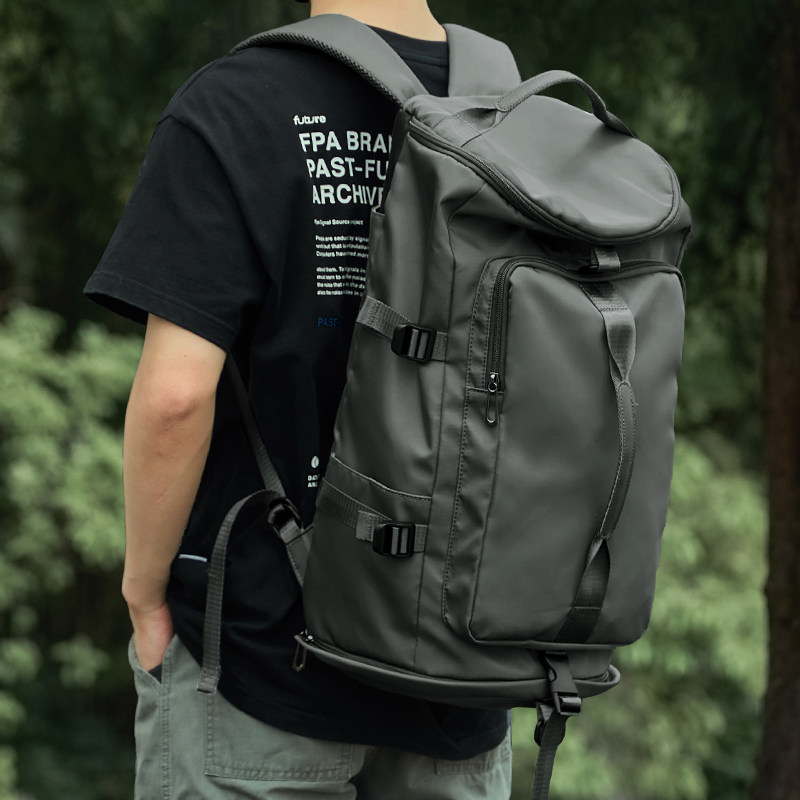 新款背包男士双肩包短途出差登机旅行包机能休闲运动登山包电脑包