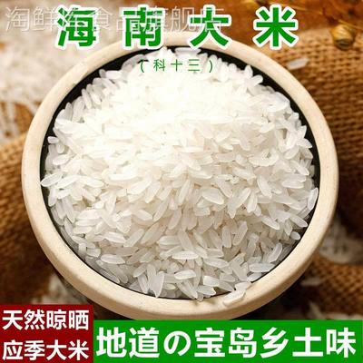 海南大米富硒应季农村大米琼海特产大路科十三品种精米煮稀饭干饭