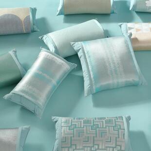 连豆冰丝枕夏季坐垫枕头套夏季办公室午睡凉爽的腰支撑大无芯