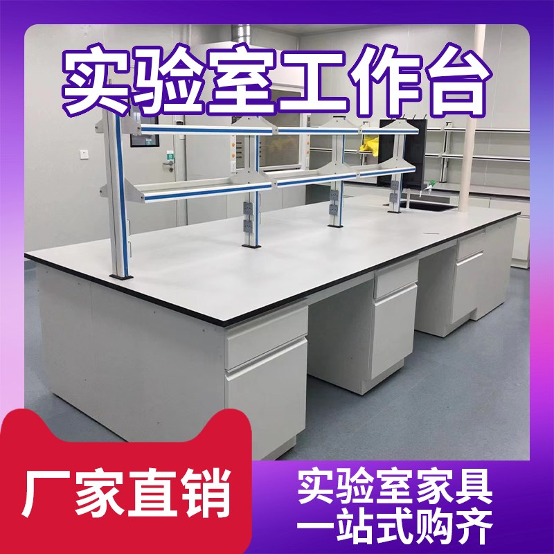 钢木实验台全钢实验室化验室PP工作台不锈钢理化板台面操作台定制