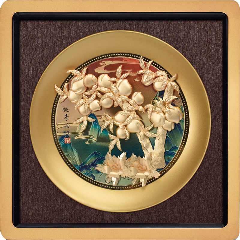 毕业礼物送学校送老师桃李满门金箔画纪念实用摆件男女教师节礼品