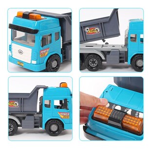 【249任选2件】慧殿堂超大号挖掘机翻斗车惯性灯光音乐男孩玩具