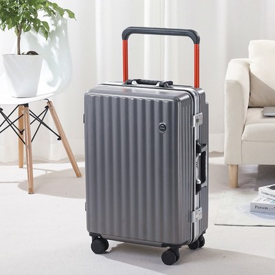 宽拉杆铝框行李箱女20寸登机箱大容量学生24寸高颜值密码旅行箱包