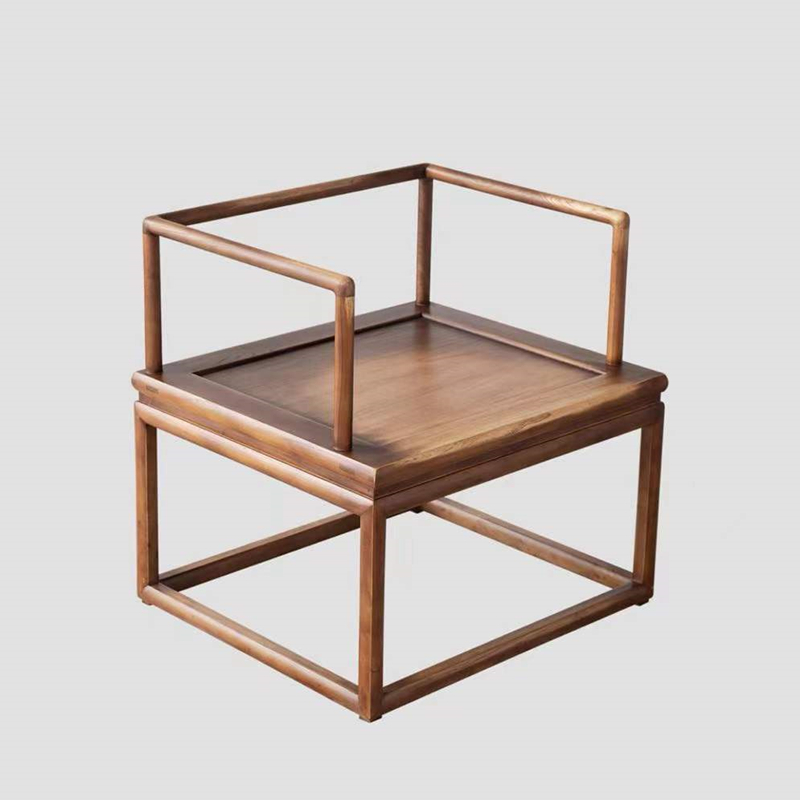 新中式茶桌椅茶椅官帽椅太师椅明式圈椅靠背椅扶手椅皇宫椅实木椅