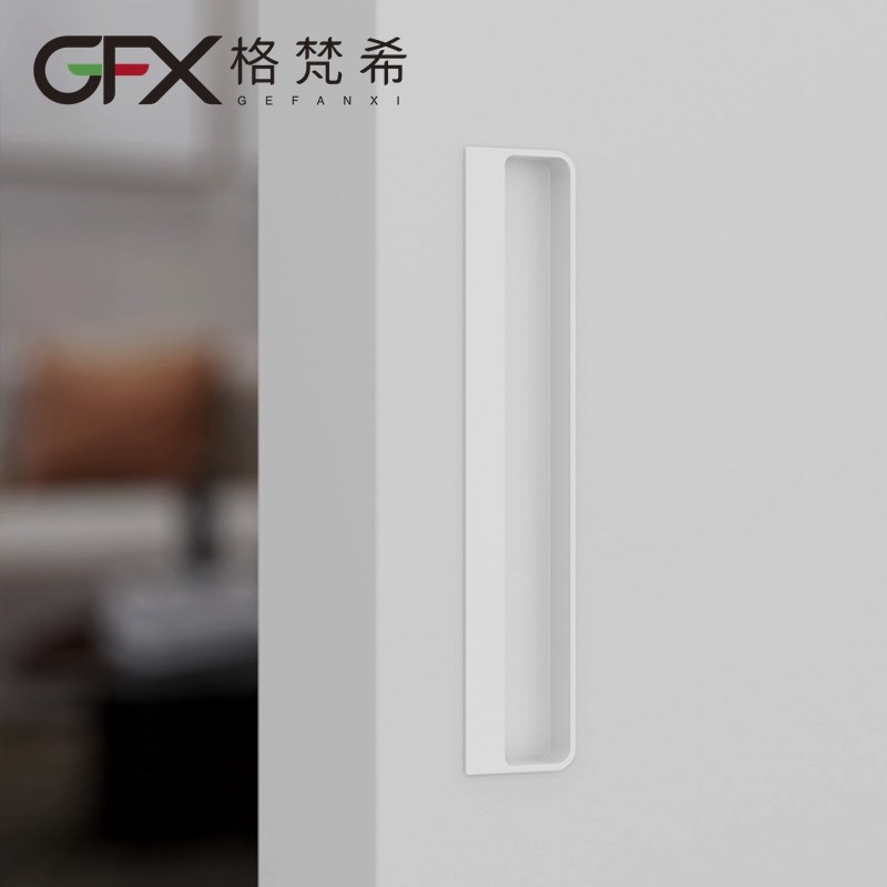 移动门无轨幽灵门拉手厨房卫生间推拉门把手吊轨推拉巴士门暗扣手