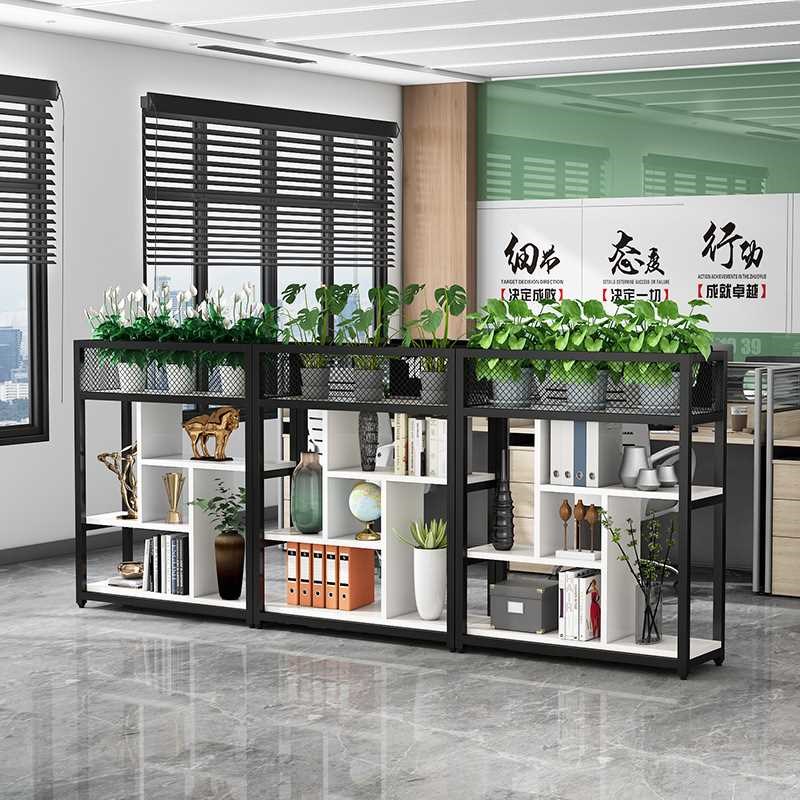 Z&铁艺办公屏风隔断栅栏餐饮花架置物架书架客厅餐厅矮隔断装饰其