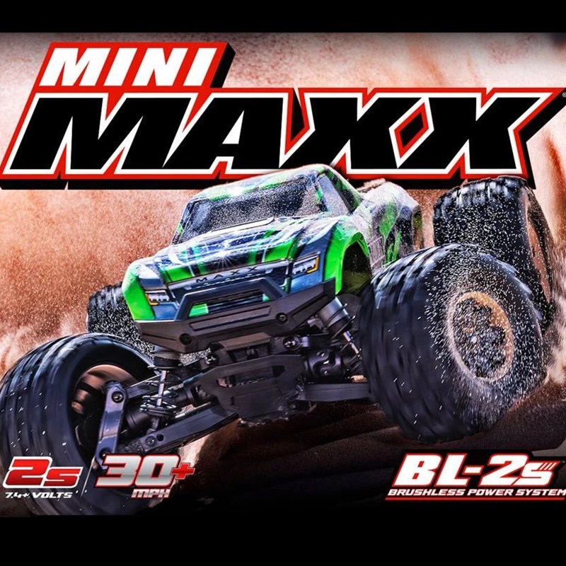 Traxxas Mini Maxx 小大脚 四驱无刷电动越野大脚车 107154-1