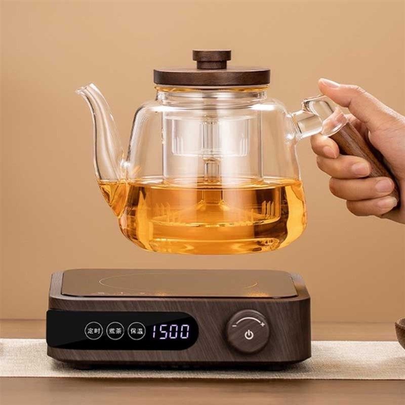 耐热玻璃蒸煮一体两用养生茶具套装煲茶炉电陶炉煮茶器蒸汽普洱壶