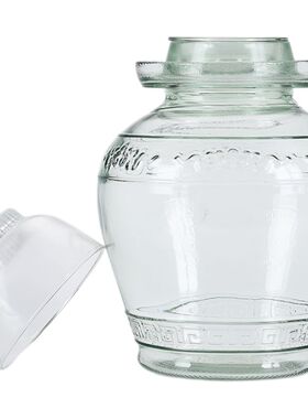 玻璃泡菜坛子四川泡菜瓶加厚咸菜缸家用密封罐子小号腌菜坛酸菜坛