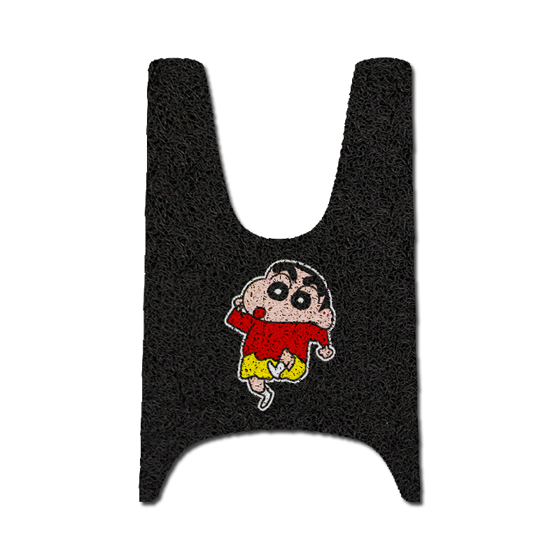 适用于仿大牛九羊奇石大牛N7电动车脚垫 大牛N7卡通丝圈脚踏垫