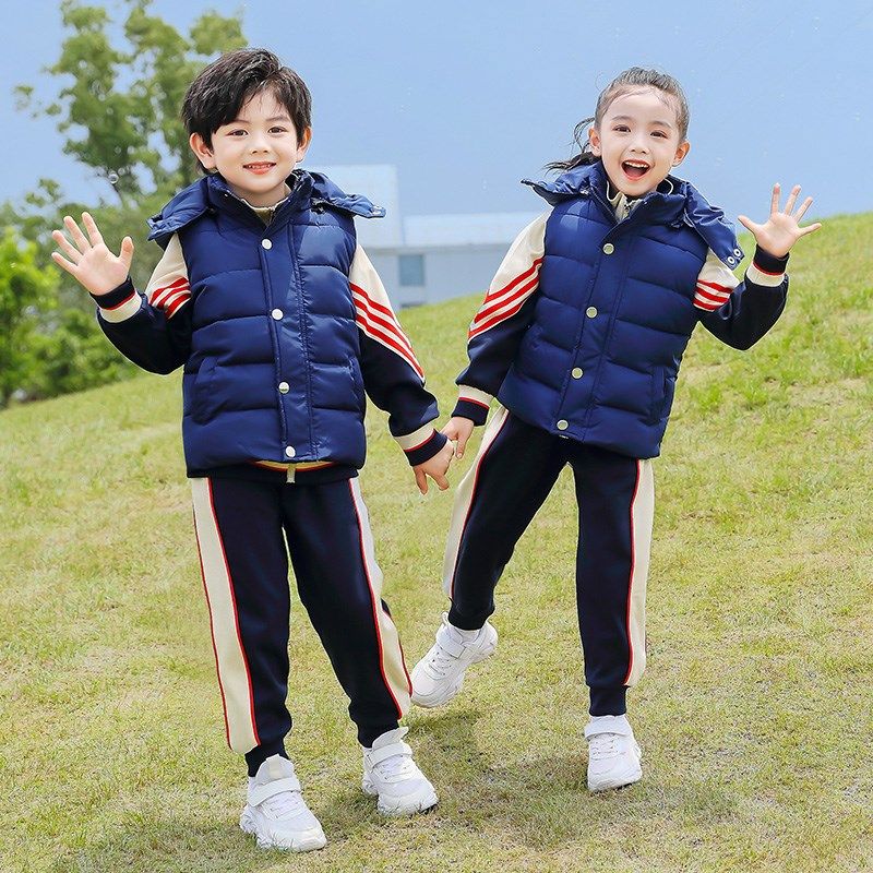 幼儿园园服春秋装学院风儿童运动班服小学生校服春夏季四件套
