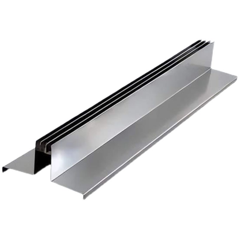 定制下水道304不锈钢线性排水沟盖板成品隐形广场一体式道路U型槽