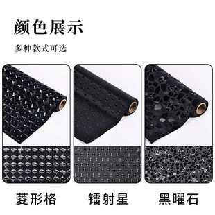 63N黑色玻璃纸遮光贴纸窗户贴膜卧室挡光防光窗帖窗帘遮光型遮阳