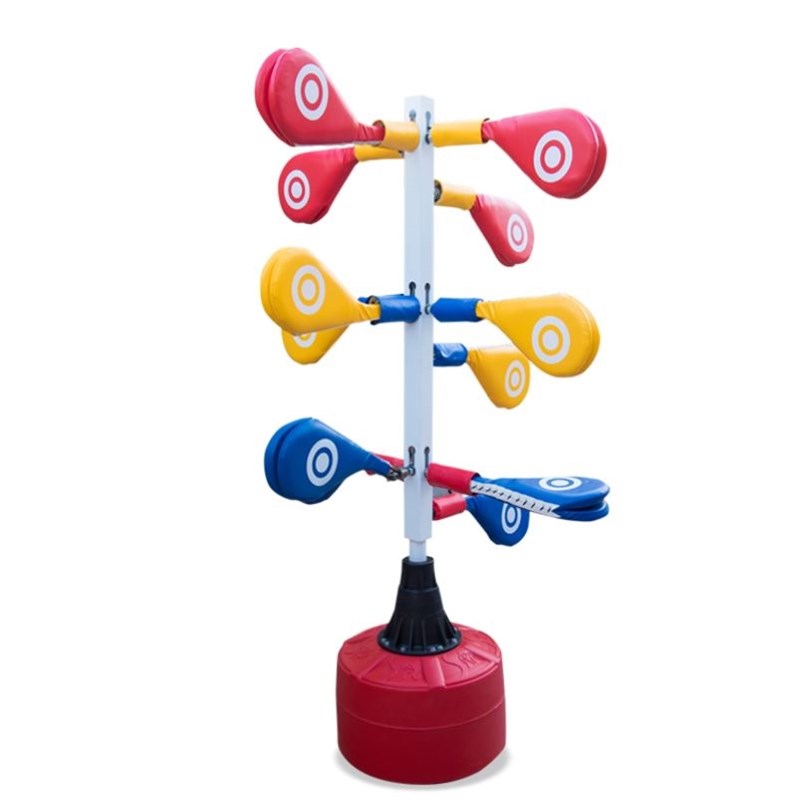 跆拳道脚靶训练踢靶立式不倒翁多位脚靶固定架儿童道馆训练器材