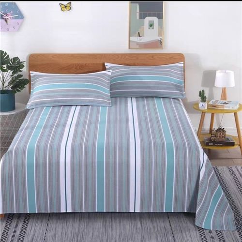 特厚特密色织纯棉四季老粗布双人加厚加密床单吸汗透气冬暖夏凉