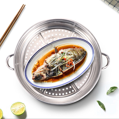 炒锅蒸锅套装组合麦饭石不粘锅炒菜锅家用煎炒两用麦石锅蒸屉锅具