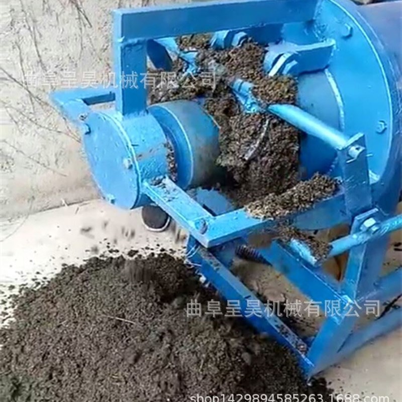 动物粪便分离机 固液干湿挤压脱水机 多款规格选不锈钢筛网分离机