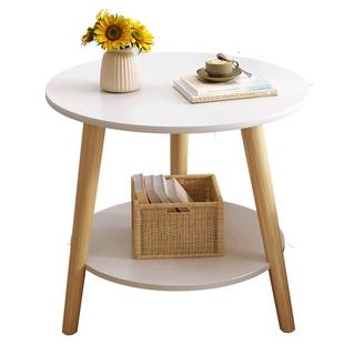 茶几客厅家用沙发边几简约现代简易小桌子圆形阳台茶桌卧室床头桌