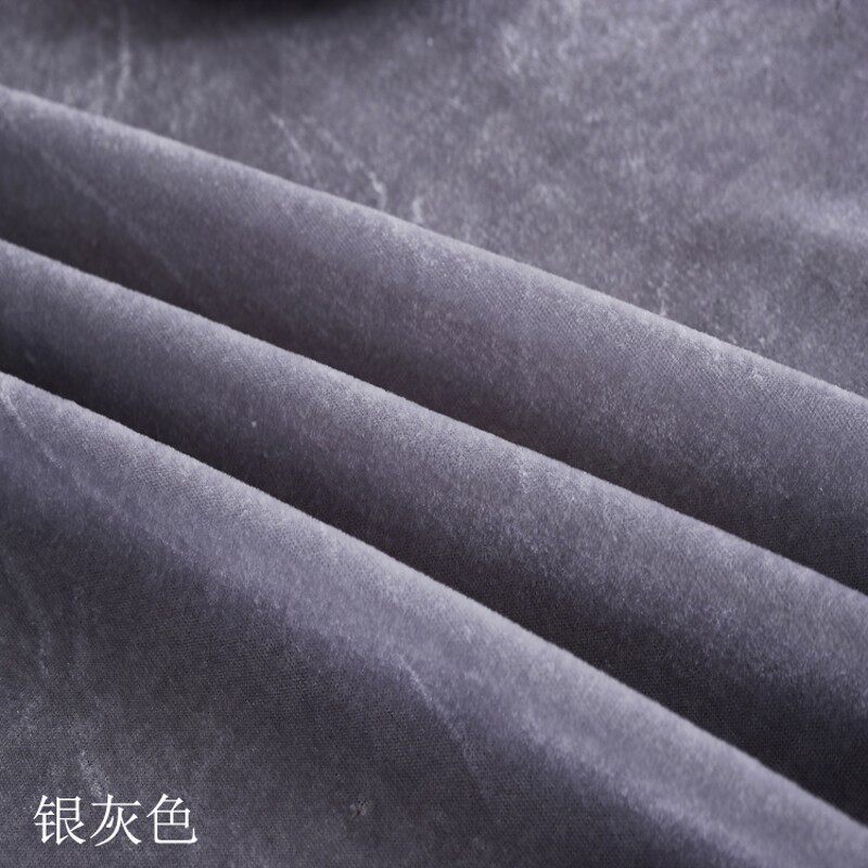 加厚金丝绒布料绒布桌布红黑绿色背景布会议会展平铺简约桌布台布