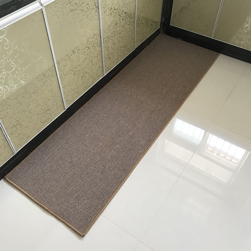 华德地毯厨房地垫纯色长条防滑吸水防油家用长方形垫子可定制满铺
