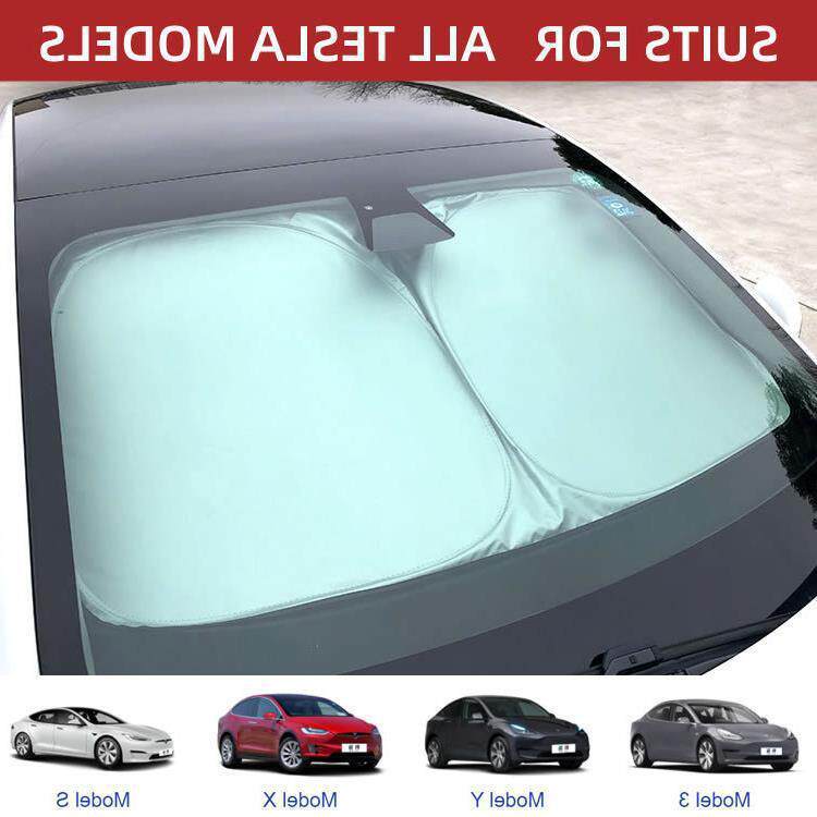 Model3专用汽车遮阳挡ModelY遮阳板太阳挡防晒隔热前档用品通用