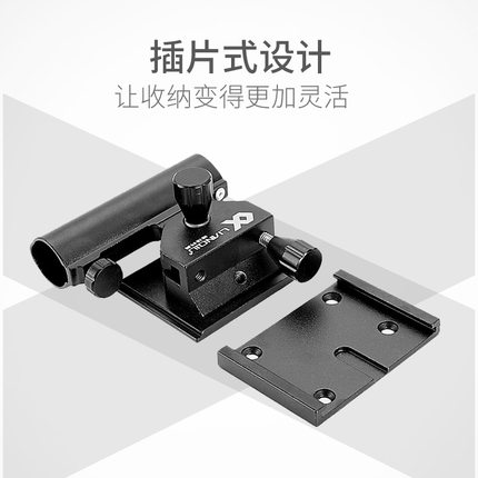 连球铝合金钓箱左手炮台支架炮台管炮架支架钓鱼箱渔具配件炮台架