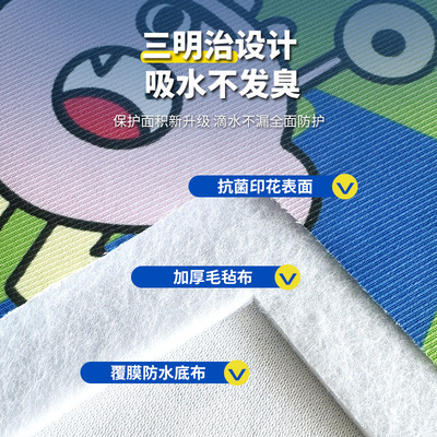 多功能可立狗狗围兜金毛萨摩耶口水巾中型犬口水兜双面宠物口水巾