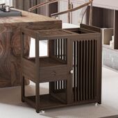 书房小茶桌茶水柜茶车茶几功夫茶具装 煮茶