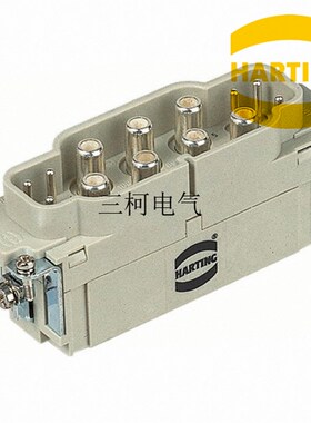 HARTING浩亭哈丁 09380122651 HAN K 6/6-M公芯 重载连接器100A