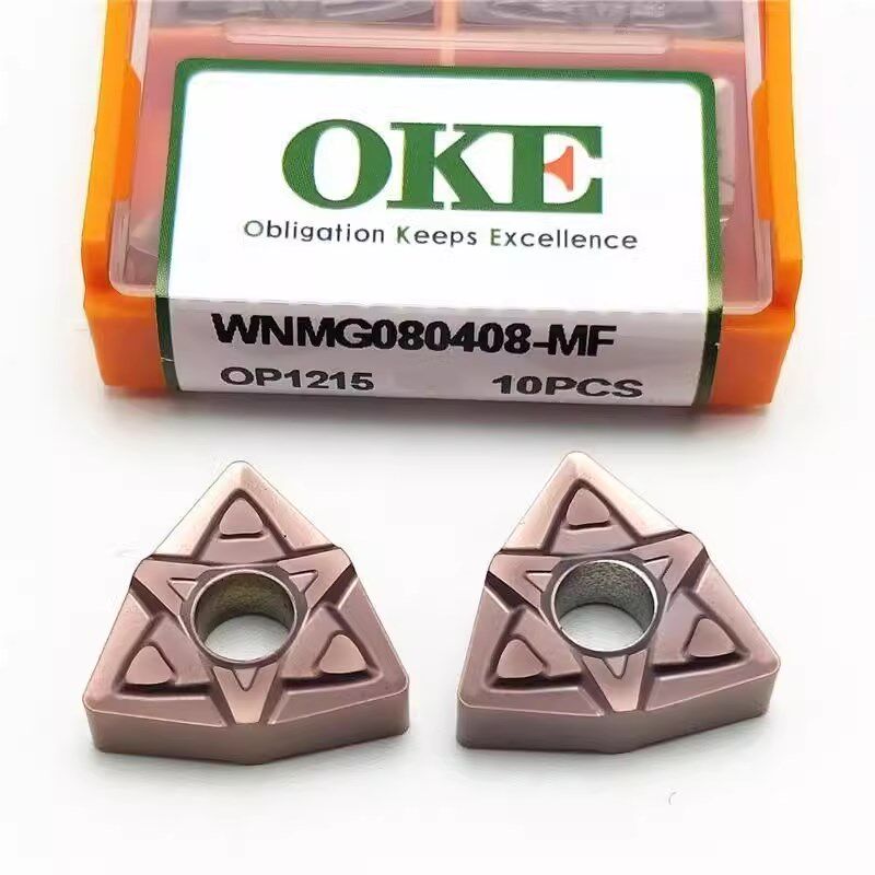 正品株洲欧科亿OKE不锈钢外圆数控刀片WNMG080408-MF不锈钢 钢件