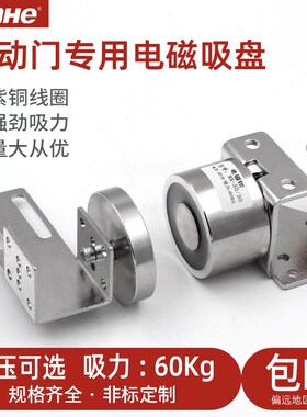 自动门电磁锁感应门磁力锁电磁吸电动玻璃移门电锁电插锁12V24V