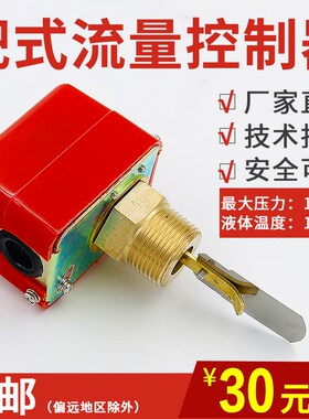 靶式流量控制器插入水流开关HFS-25流量计液位4分6分1寸流量开关
