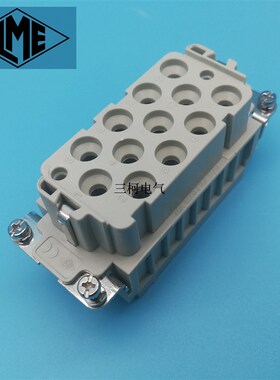 ILME意尔玛CXF 12/2   12芯40A 重载连接器航空插头  CXM 12/2