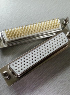 供应车针d-sub78pin直插母座实心镀金3U HDP78孔插拔VGA连接器