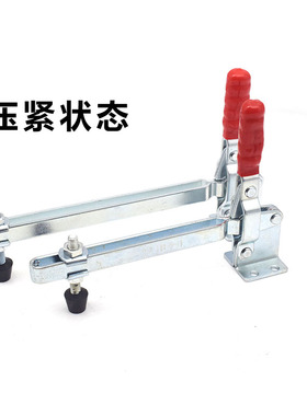快速夹具压紧器垂直式焊接工装夹钳GH101D/101E加长臂150MM/200MM