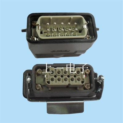 原装全新正品泰科TE西霸士SIBAS矩形重载航空连接器HDC-HA-010M/F