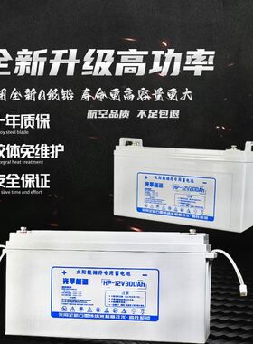 全新一代胶体蓄电池12V足量ups电瓶超大容量大功率家庭光伏专用