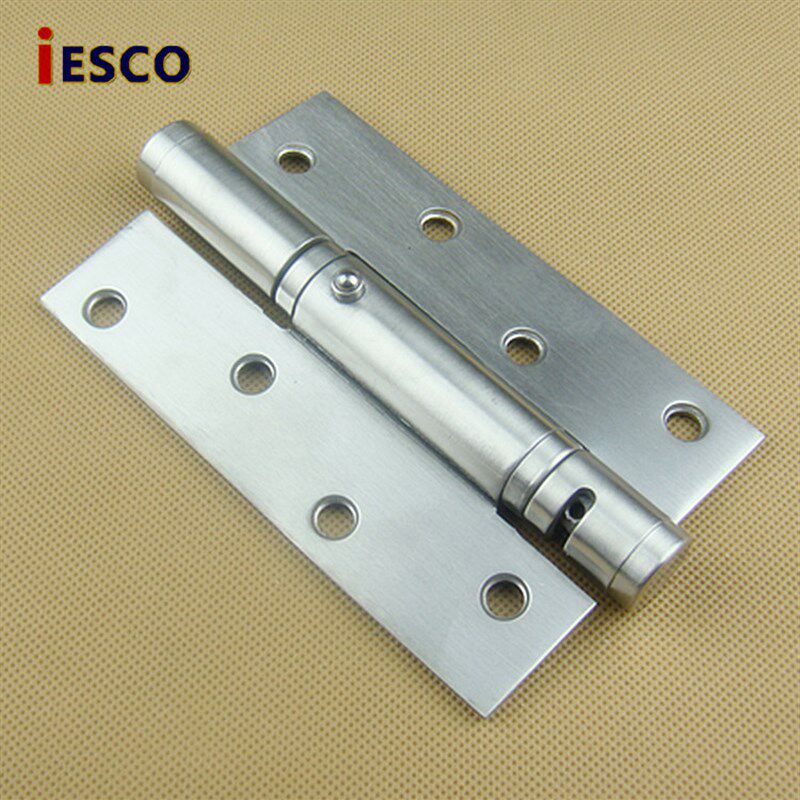 不锈钢隐形门合页 带缓冲定位闭门合页 不锈钢自关铰链 5寸