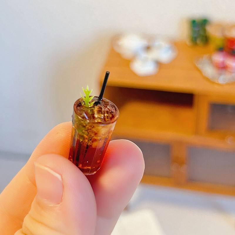 夏季车载汽车摆件中控台摆件装饰迷你家居微景观DIY实心树脂配件