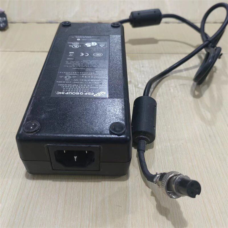 全汉12V10A适配器,3孔接口医疗电源FSP120-AHAN1原装屏显开关电源