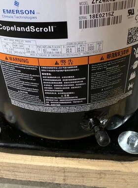 ZFI39KQE-TFD-564 24 33 49 ZF41KQE ZF40K4E-TWD-551 谷轮压缩机