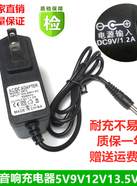 专用音响充电器9V1.2A12V13.5V15V3A5V2A特美声拉杆音箱充电源线