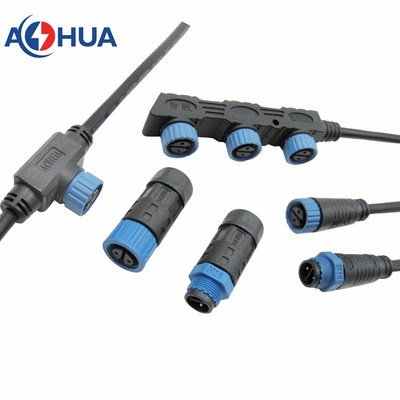 澳华AHUA M15防水连接器线 标准CSA016路专用接线盒防水接插头
